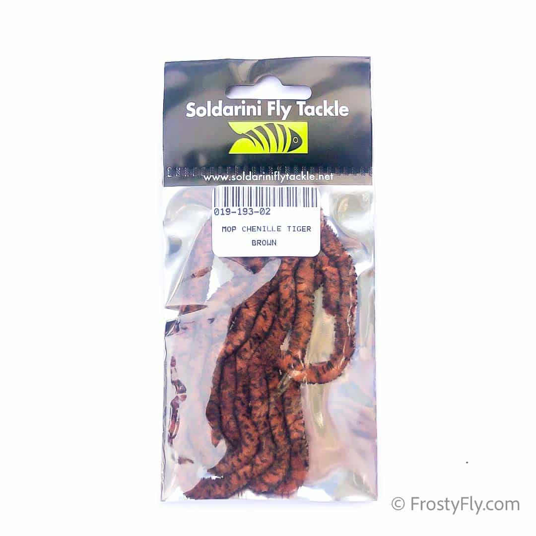 Soldarini Tiger Mop Chenille - Brown