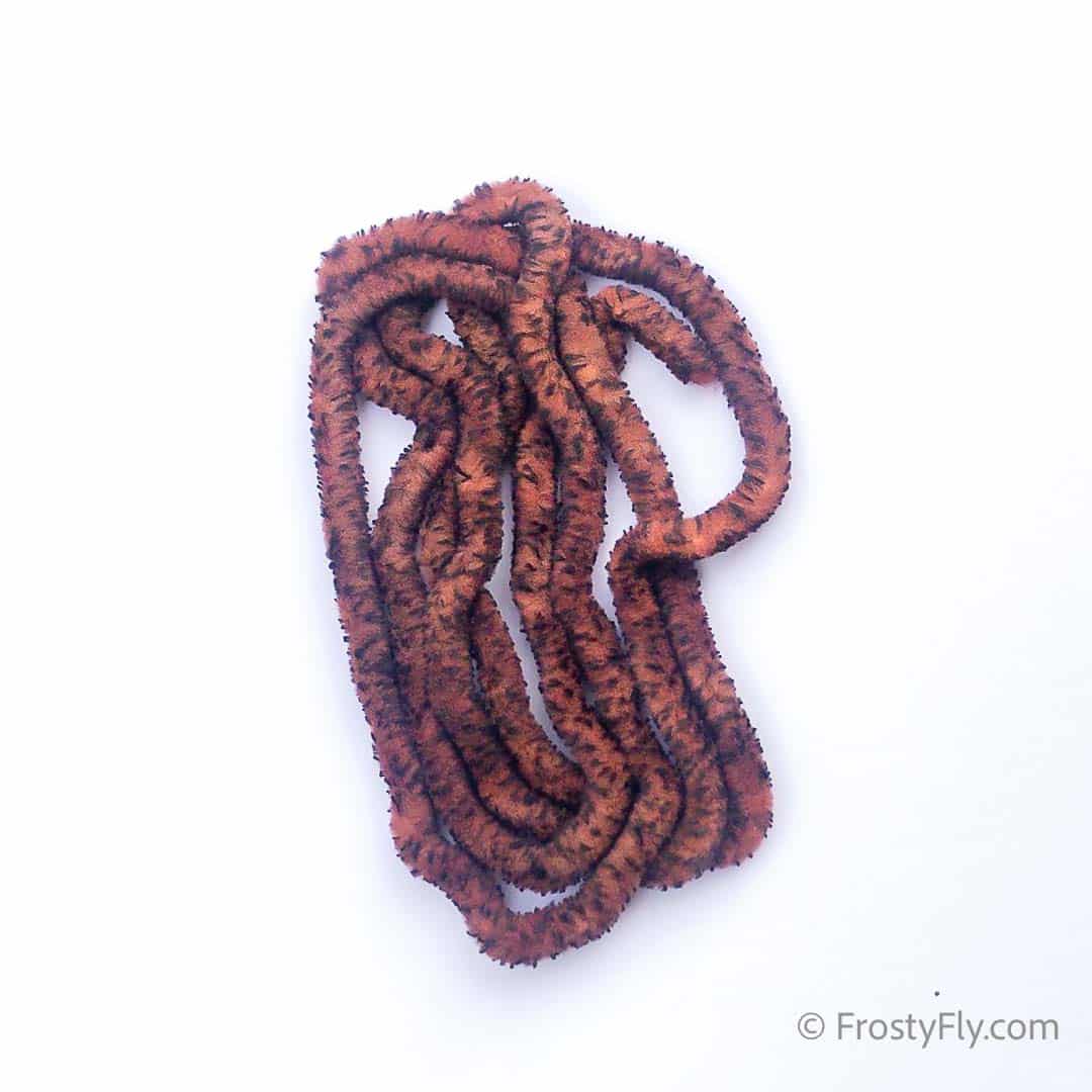 Soldarini Tiger Mop Chenille - Brown