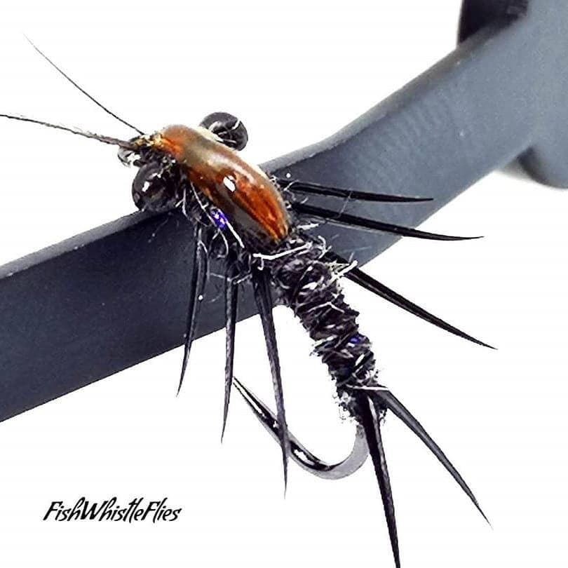 Stonefly Nymph with Goose Biots