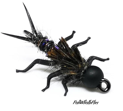 Stonefly Nymph with Goose Biots