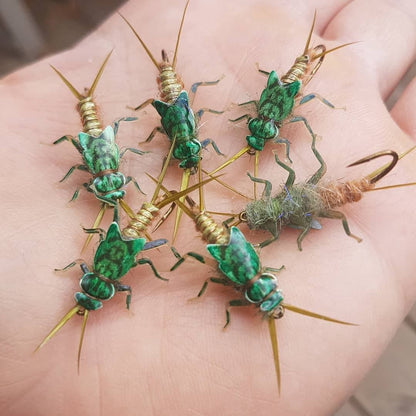 Stonefly Nymph with Goose Biots