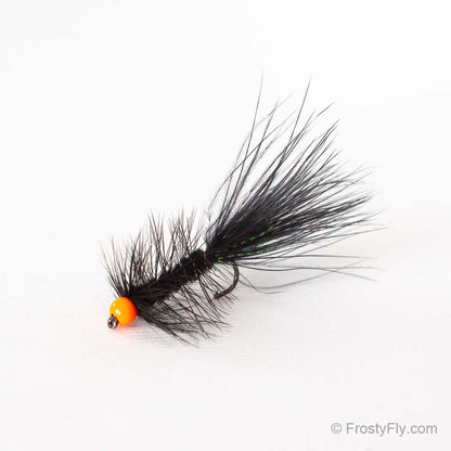 Tungsten Beadhead Woolly Bugger - Black