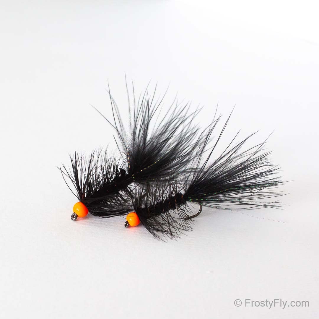 Tungsten Beadhead Woolly Bugger - Black