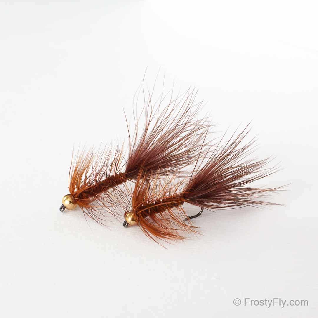 Tungsten Beadhead Woolly Bugger - Brown