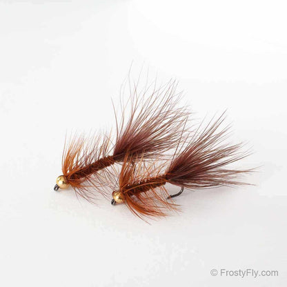 Tungsten Beadhead Woolly Bugger - Brown