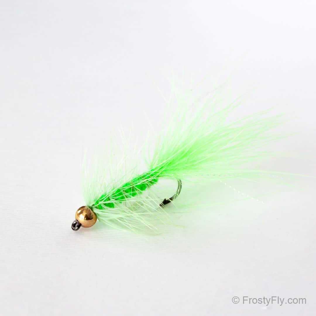 Tungsten Beadhead Woolly Bugger - Chartreuse