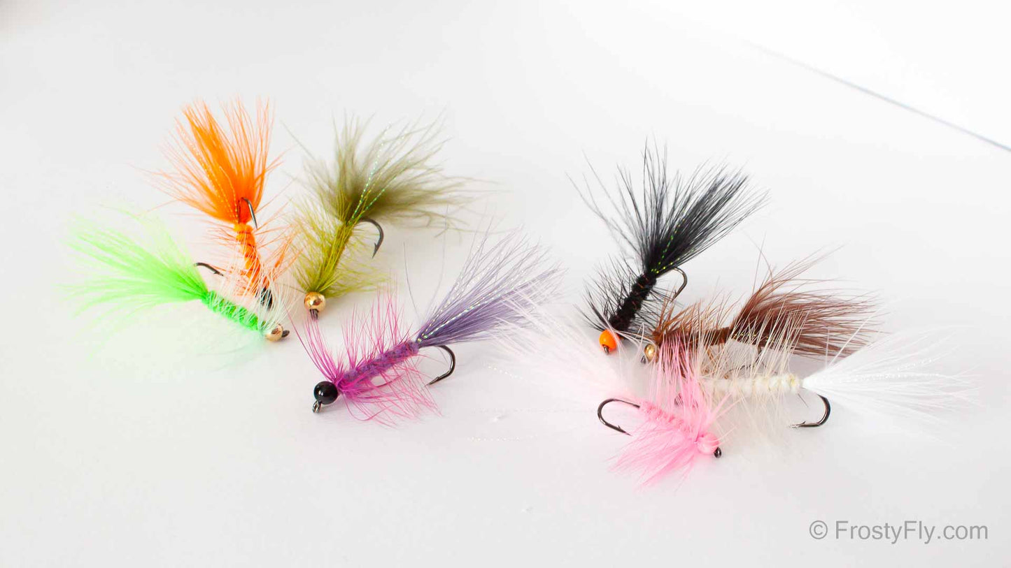 Tungsten Beadhead Woolly Bugger Flies