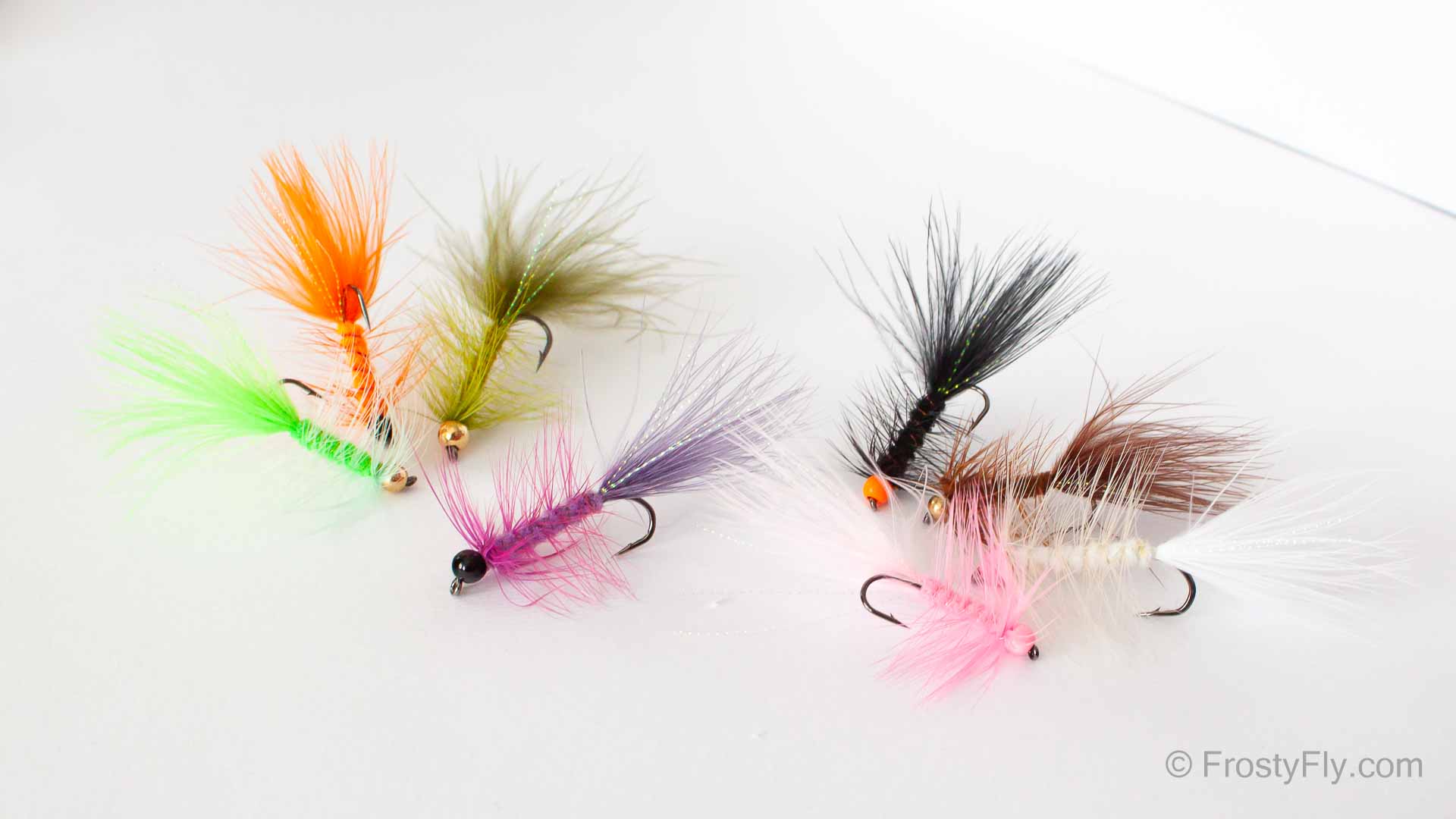 Tungsten Beadhead Woolly Bugger Flies