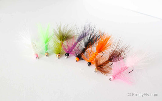 Tungsten Beadhead Woolly Bugger Flies