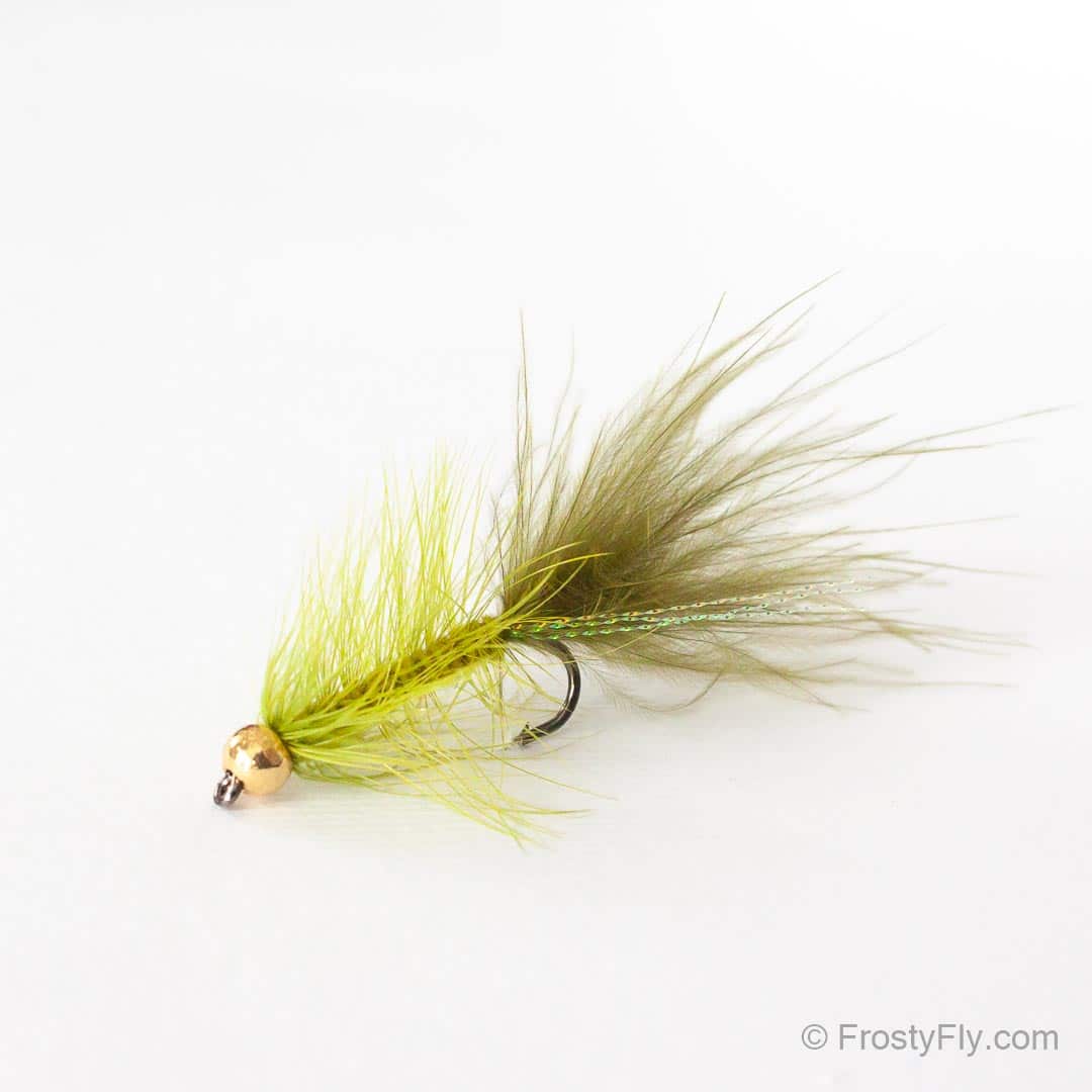 Tungsten Beadhead Woolly Bugger - Olive