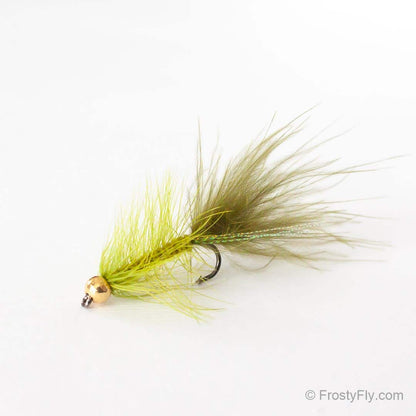 Tungsten Beadhead Woolly Bugger - Olive