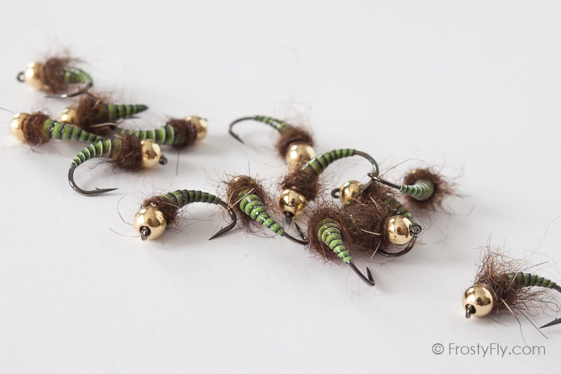 Tungsten Peacock Quill Caddis Nymphs