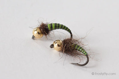 Tungsten Peacock Quill Caddis Nymphs