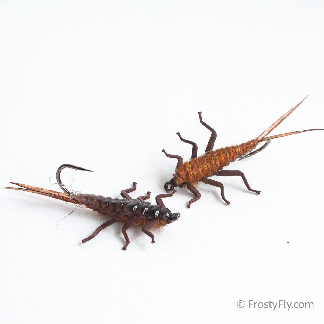 Upside Down Realistic Stonefly Nymph