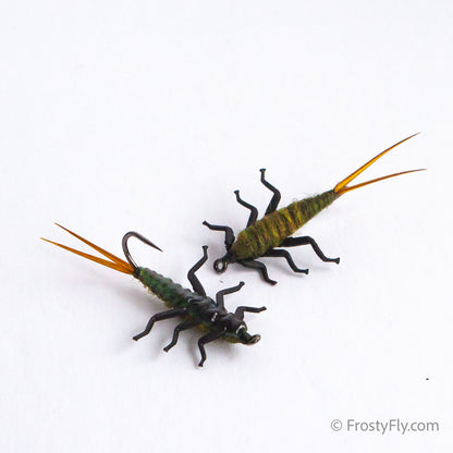 Upside Down Realistic Stonefly Nymph