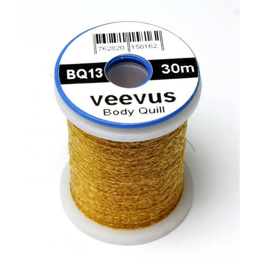 VEEVUS Body Quill Thread BQ13 - Gold Brown