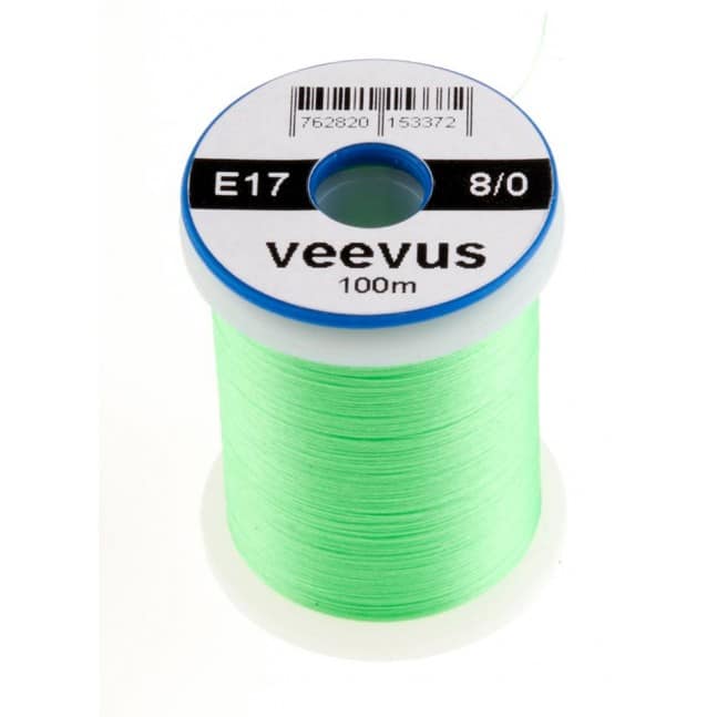 VEEVUS Thread 8/0 E17 Fluo Green