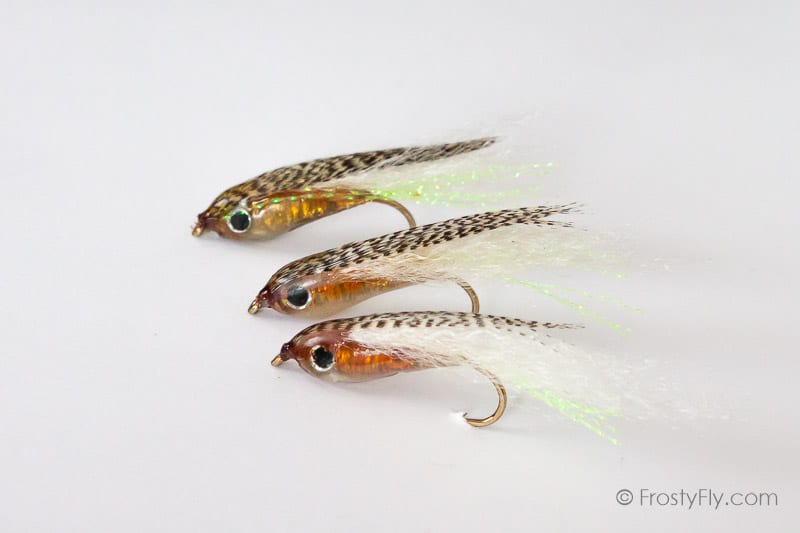 Weighted Baitfish Flies - Tan