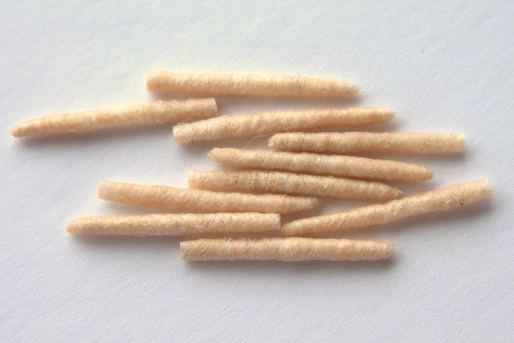 Tube Body Caddis - Light Orange