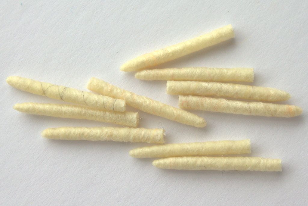 Tube Body Caddis - Light Yellow