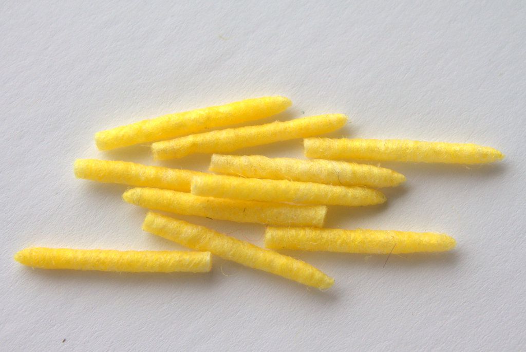 Tube Body Caddis - Yellow