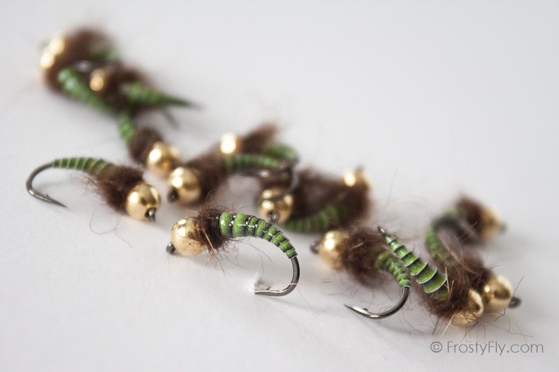 Tungsten Peacock Quill Caddis Nymphs
