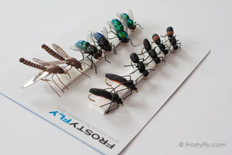 Realistic Flies - Terrestrials - Set of 12 Flies