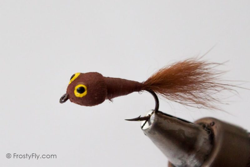 Realistic Tadpole Fly - Taddy - Brown