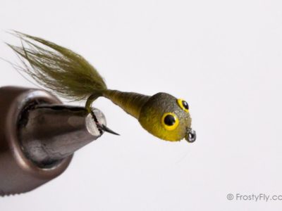 Realistic Tadpole Fly - Taddy - Olive