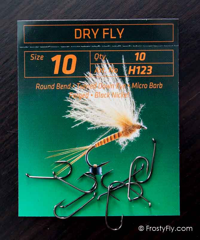 Hemingway's H123 Dry Fly Hooks - Micro Barb, Round Bend - 10 pcs