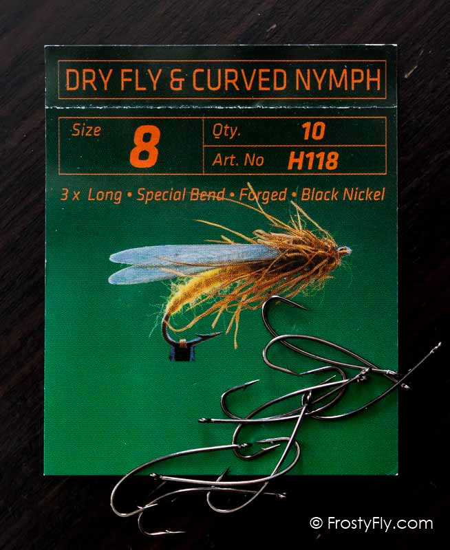 Hemingway's H118 Curved Nymph Fly Hooks
