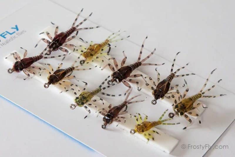 Hemingway's Realistic Mayfly Nymph Selection - 10 Assorted Flies