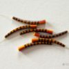 Realistic Extended Mayfly Bodies - Red Brown
