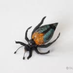Realistic Cockchafer Beetle Flies - Blue