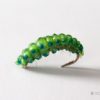 Realistic Curved Sawfly Larva Fly - Green