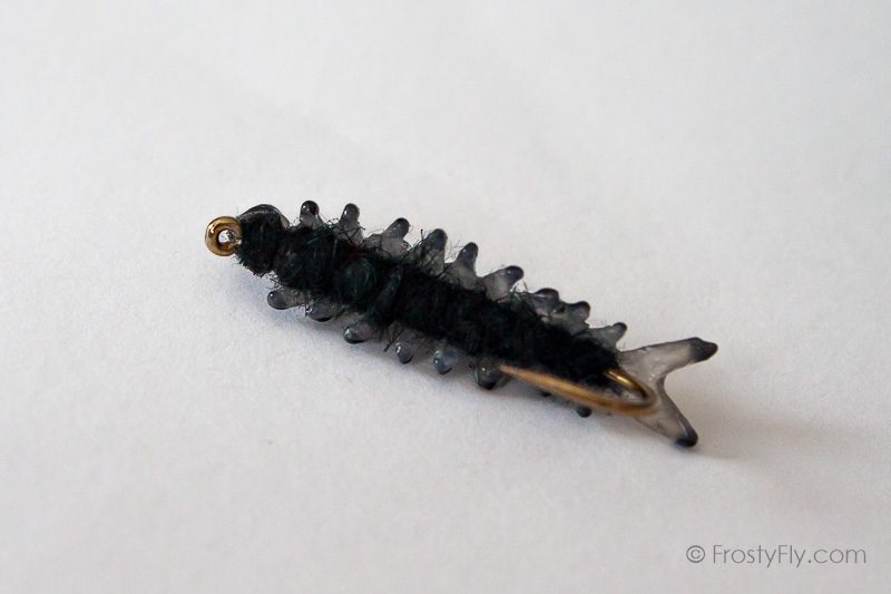Realistic Sawfly Larva - Gray