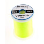 VEEVUS Thread 10/0 D22 Fluo Yellow Chartreuse