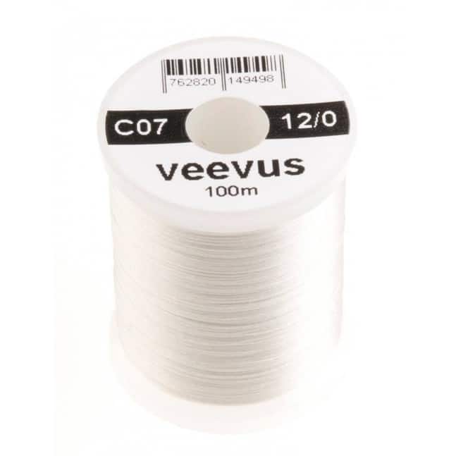 VEEVUS Thread 12/0 C07 Light Gray - FrostyFly
