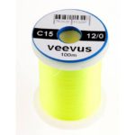VEEVUS Thread 12/0 C15 Fluo Yellow Chartreuse - FrostyFly