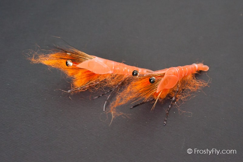 Realistic Orange Shrimp Fly - FrostyFly