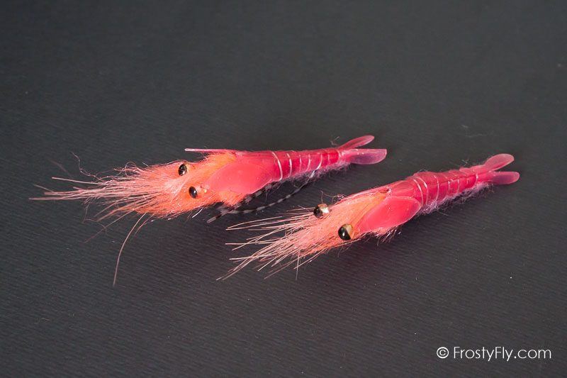 Realistic Pink Shrimp Flies