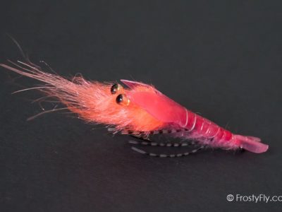 Realistic Pink Shrimp Fly