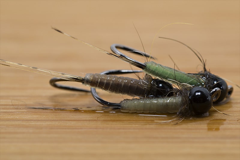 Tying the Micro Nymph with Catgut - Final Fly - Wet