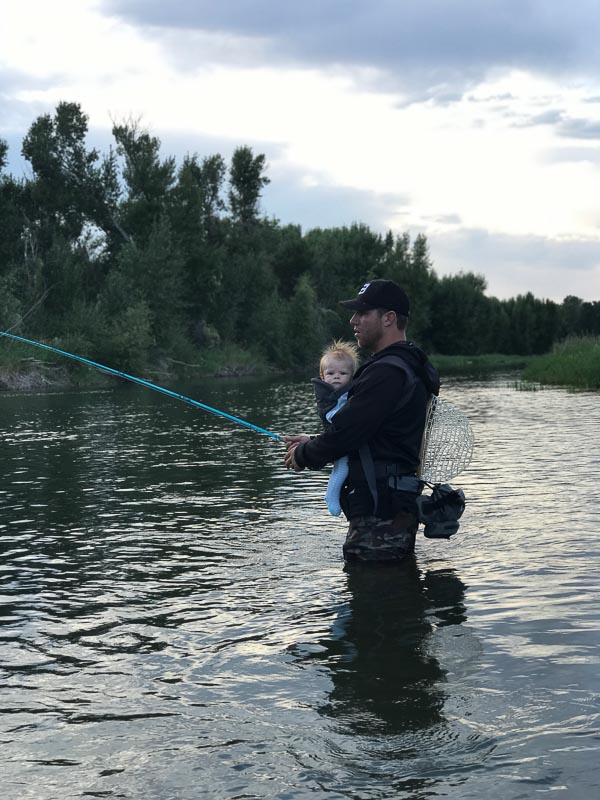 Fly Fishing with a Baby in Tow - FrostyFly