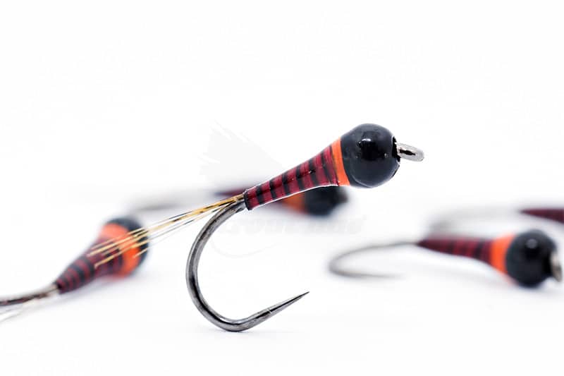 Black Nickle Finish Pack of 50 by Rede River Barbless Czech Nymph Fly Hooks