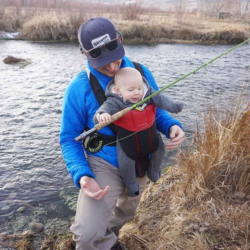 Fly Fishing with a Baby in Tow - FrostyFly