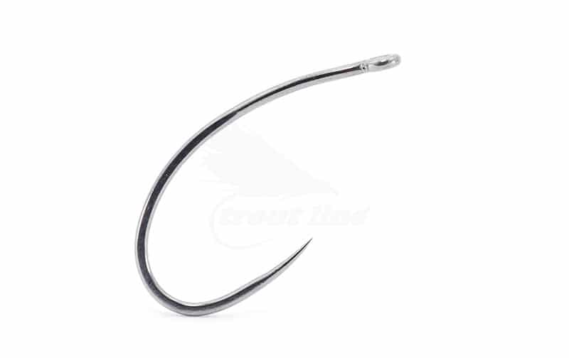 Demmon Competition G602 Barbless Curved Larva Fly Hooks - 100 pcs