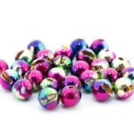 Slotted Tungsten Beads - Rainbow