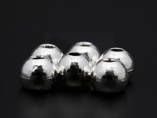 Tungsten Beads - Silver