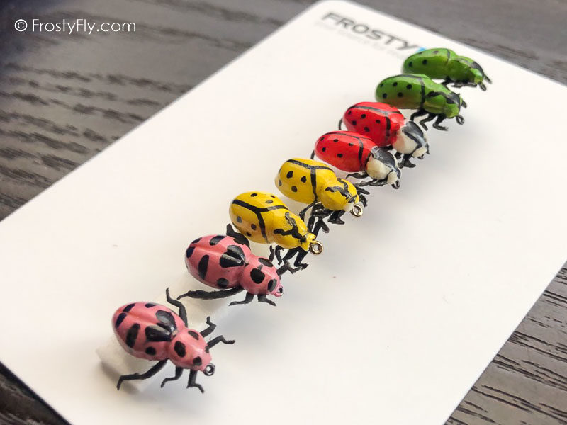 Realistic Flies - Ladybugs - Set of 8 Flies